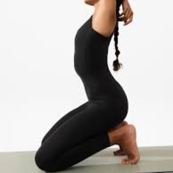 Athleta Black Salutation Stash 7/8 Bodysuit S - Picture 15 of 16